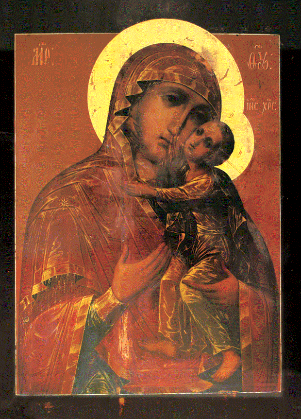 "А. Рукавишников. Икона Толгской Божией Матери. 1855."