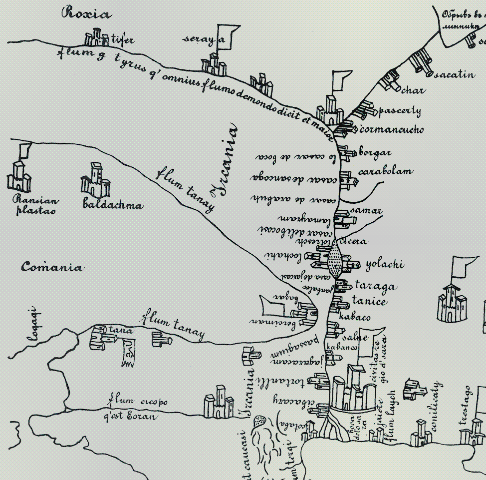 "Карта братьев Пицигано 1367."