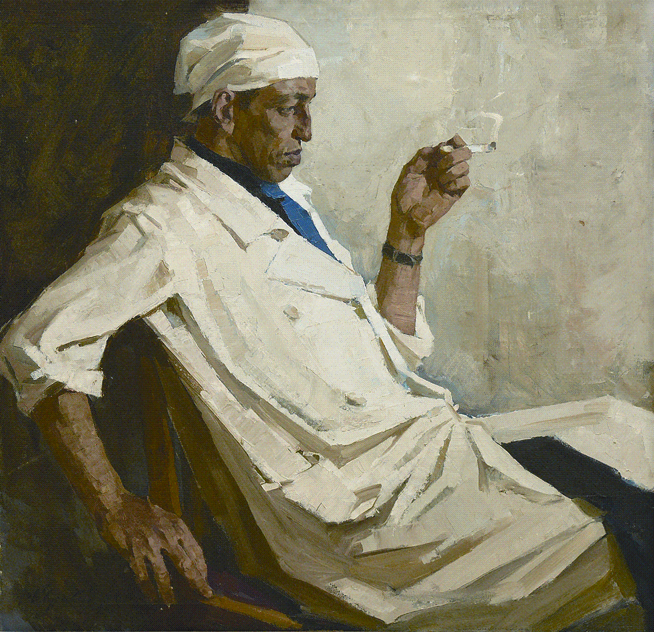 "В.Д. Чураков. «Портрет врача И. Железнова». 1968."